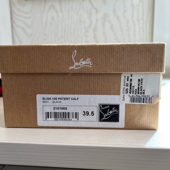 CHRISTIAN LOUBOUTIN Elisa 100 Patent Leather Pumps Size: 9.5  | IT 39.5 - Picture 6 of 9